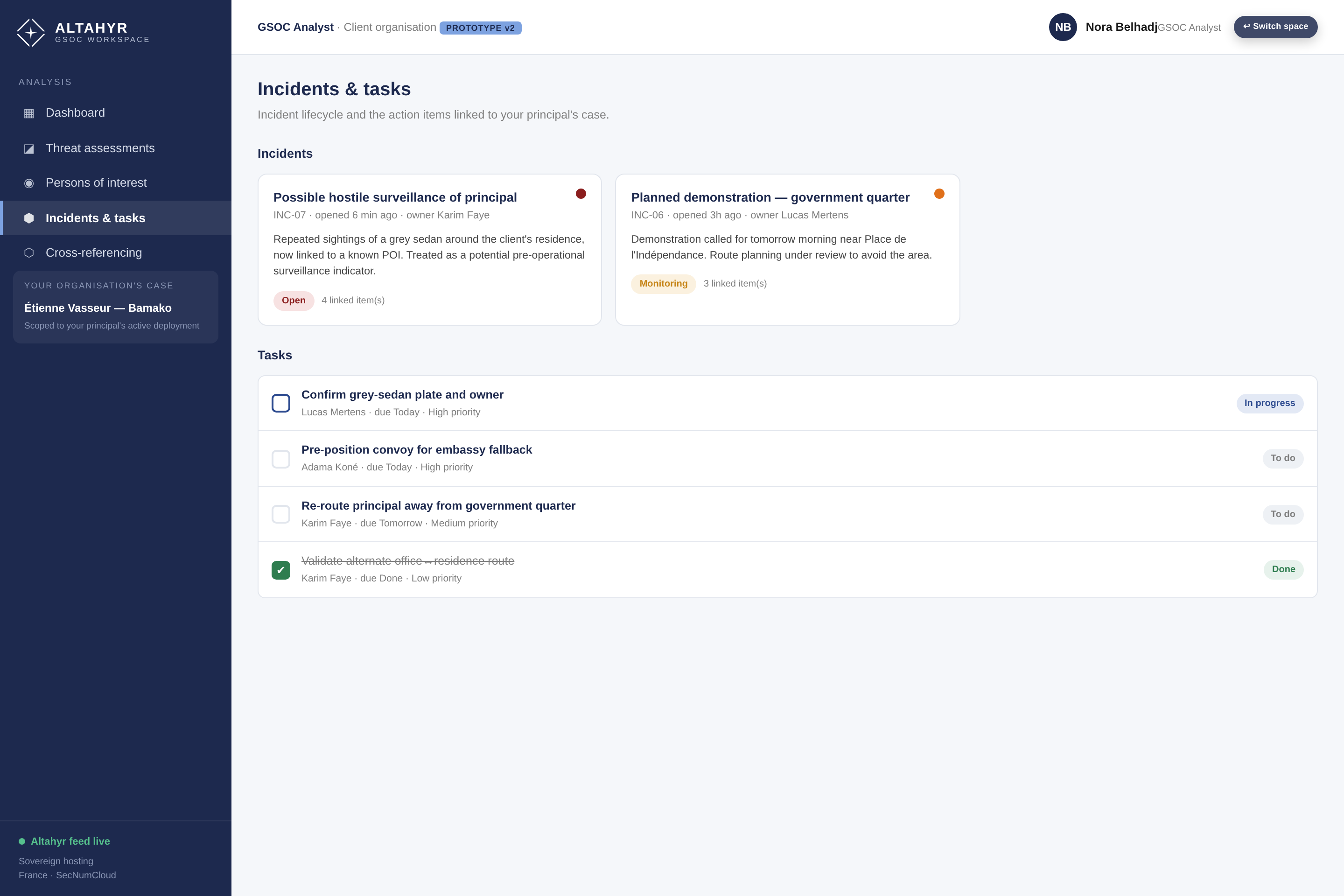 Apex — incidents and tasks